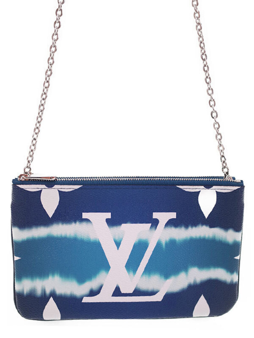 Louis Vuitton LV Escale Pochette Double Zip Chain Shoulder Bag